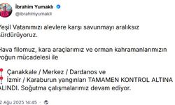 Bakan Yumaklı: 3 yangın kontrol altına alındı