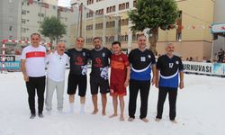 Çankırı Tuz Festivali'nde 'tuz' zeminde futbol turnuvası düzenlendi
