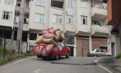 Çay naklinde otomobil ‘kamyonet' oldu