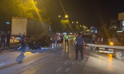 Çekiciye çarpan otomobildeki çift yaralandı