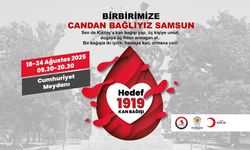 Kızılay Samsun’dan 1919 Hedefli Kan Bağışı Kampanyası