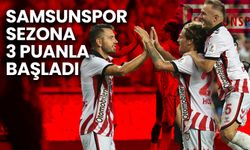 Samsunspor Sezona 3 Puanla Başladı: 2- 1