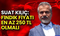 Suat Kılıç: Fındık Fiyatı En Az 250 TL Olmalı