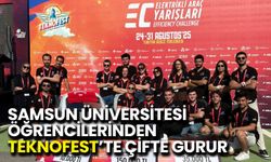 Samsun Üniversitesi Öğrencilerinden TEKNOFEST’te Çifte Gurur