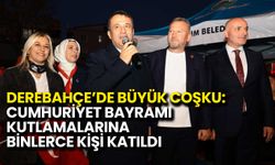 Derebahçe’de Büyük Coşku: Cumhuriyet Bayramı Kutlamalarına Binlerce Kişi Katıldı