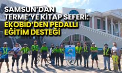 Samsun’dan Terme’ye Kitap Seferi: EKOBİD’den Pedallı Eğitim Desteği