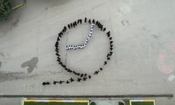 Amasya'da 300 öğrenciyle '10 Kasım' koreografisi