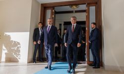 Bakan Fidan, KKTC Cumhurbaşkanı Erhürman ile bir araya geldi