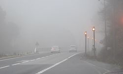 Bolu Dağı'nda sis etkili oldu