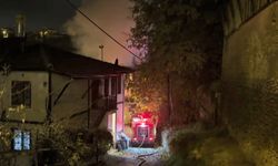 Karabük'te 3 katlı tarihi konakta yangın