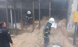 Ordu'da saman deposu yandı