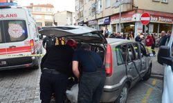 Otomobildeki piknik tüpünde gaz sıkışması: 1 yaralı