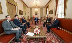 TBMM Başkanı Kurtulmuş, Özbekistan Büyükelçisi Khaydarov'u kabul etti