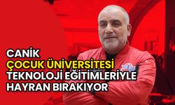 Canik Çocuk Üniversitesi Teknoloji Eğitimleriyle Hayran Bırakıyor