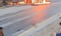 Aydın'da kaza sonrası iki araç da alev aldı: 2 yaralı