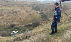 Denizli'de yoldan çıkıp 50 metre yuvarlanan otomobilin sürücüsü öldü