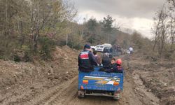 Köy muhtarı, 30 metre yükseklikten düşüp yaralandı