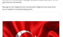 AK Parti'li Çelik: Bayrağımıza yapılan alçak saldırıya en net ve güçlü karşılık verilecek