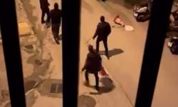 Alanya'da bıçaklı ve zincirli kavga kamerada; 7 gözaltı