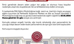 Bingöl'de eğitime 'kar' engeli