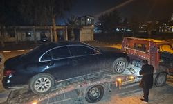 Çalınan otomobil ahırda bulundu