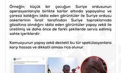 DMM'den Suriye'de yapay zeka destekli dezenformasyon uyarısı