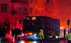 Galatasaray kafilesi Gaziantep'e geldi