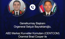 Genelkurmay Başkanı Orgeneral Bayraktaroğlu, ABD Merkez Kuvvetler Komutanı ile görüştü