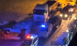 Hakim ve savcı lojmanlarının yakınındaki siteye EYP atılma anı kamerada