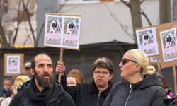 Hayvanseverlerden 'Matmazel' için basın açıklaması