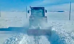 'Her şeyi devletten beklememek lazım' diyerek, köy yolunu traktörle açtılar