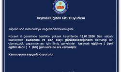 Kocaeli'de taşımalı eğitime 'buz ve don' engeli