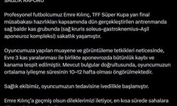 Samsunspor'da antrenmanda sakatlanan Emre Kılınç, 10-12 hafta sahalardan uzak kalacak