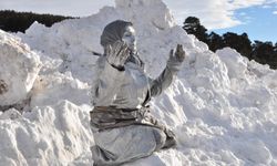 Sıfırın altında 22 derecede Sarıkamış şehitleri için yürüdüler / Ek fotoğraflar