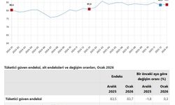 TÜİK: Tüketici güven endeksi ocakta azaldı