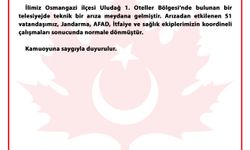 Uludağ'da telesiyej arızalandı; metrelerce yükseklikte mahsur kalan 51 kişi kurtarıldı (3)
