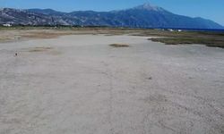 Yağışlarla birlikte suyla dolan Milleyha Kuş Cenneti dron ile görüntülendi