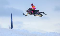 Yaylada Dünya Kar Motosikleti Şampiyonası heyecanı