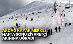 Akdağ Kayak Merkezi Hafta Sonu Ziyaretçi Akınına Uğradı