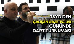 TSYD'den Çalışan Gazeteciler Gününde Dart Turnuvası