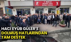 Hacı Eyüb Güler’e Dolmuş Hatlarından Tam Destek