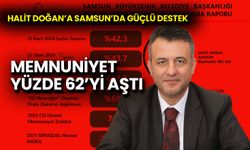 Halit Doğan’a Samsun’da Güçlü Destek: Memnuniyet Yüzde 62’yi Aştı