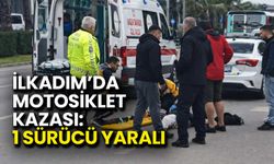 Samsun İlkadım’da Motosiklet Kazası: 1 Sürücü Yaralı