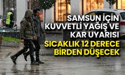 Samsun İçin Kuvvetli Yağış ve Kar Uyarısı