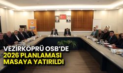 Vezirköprü OSB’de 2026 Planlaması Masaya Yatırıldı