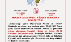 Ankara Valiliği'nden 'fırtına' uyarısı