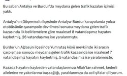 Antalya'da yolcu otobüsü devrildi; 8 ölü, 26 yaralı (4)