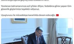 Bakan Çiftçi'den operasyonda yaralanan uzman çavuşa 'geçmiş olsun' telefonu