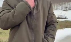 Buzu kırıp göle girdi