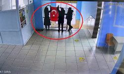 Diyarbakır'da 5'inci sınıf öğrencisinin 'bayrak' hassasiyeti kamerada